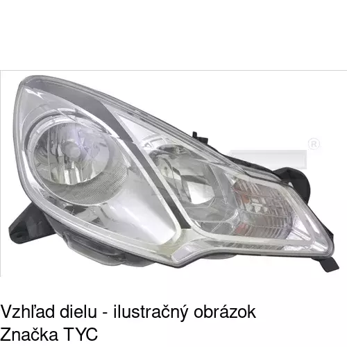 Hlavný reflektor 23B1090E /POLCAR/ - obr. 3