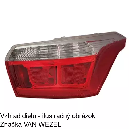Zadné svetlo 23B288-U /POLCAR/ - obr. 2