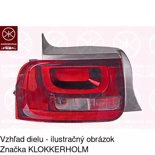Zadné svetlo POLCAR 23L188-V