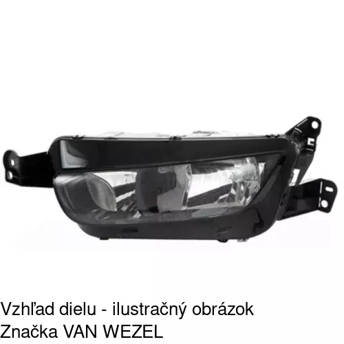 Hlavný reflektor 23M109-U /POLCAR/ - obr. 2