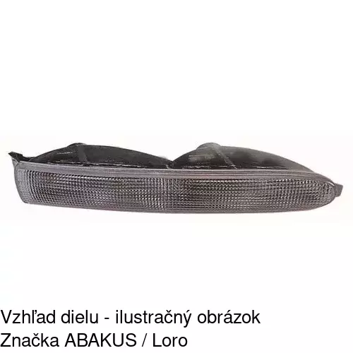 Predná smerovka s obrysom POLCAR 240120