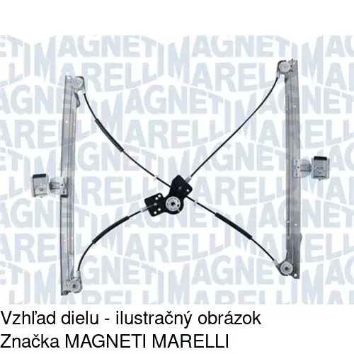 Elektrický mechanizmus okna dverí 2421PSE1 /POLCAR/ - obr. 3