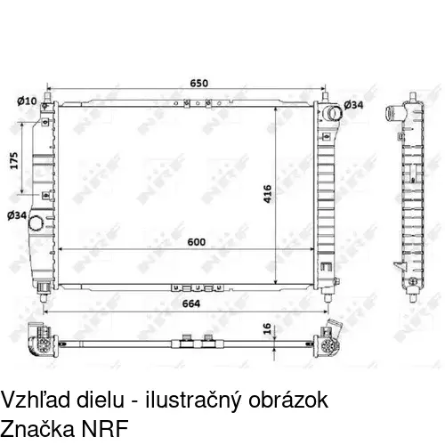 Chladiče vody 250008A3 /POLCAR/ - obr. 3