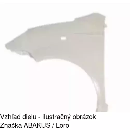 Predný blatník 250101 /POLCAR/ - obr. 1