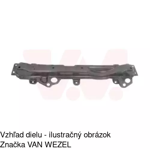 Dolný nosník predného čela 250134 /POLCAR/ - obr. 1