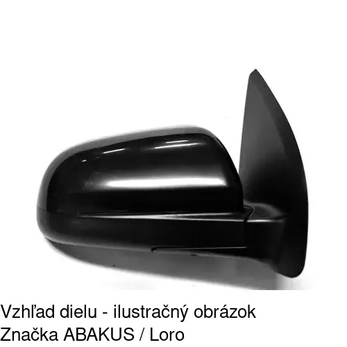 Vonkajšie zrkadlo POLCAR 2504521E