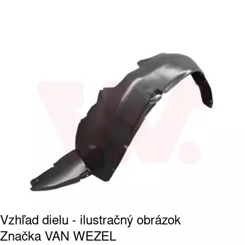 Podblatník (plast) 2504FL1T /POLCAR/ - obr. 1