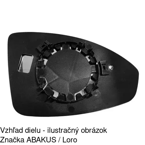 Vonkajšie zrkadlo 2508515M /POLCAR/ - obr. 2