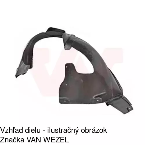 Podblatník (plast) 2508FL1T /POLCAR/ - obr. 1