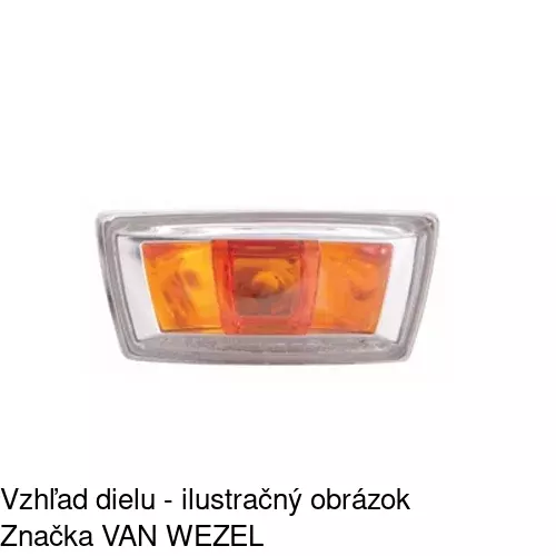 Bočná smerovka 25B119-E /POLCAR/