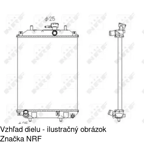 Chladiče vody POLCAR 2604081K