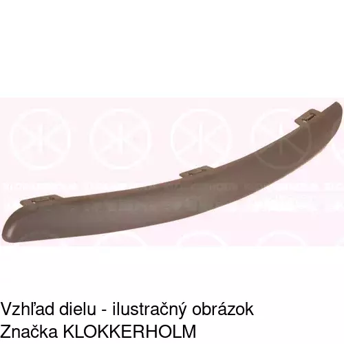 Lišta nárazníka 270607-5 /POLCAR/