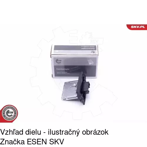 Ovládače klimatizácie 2707KST-1 /POLCAR/ - obr. 2