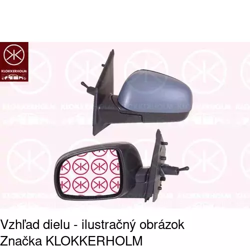Vonkajšie zrkadlo 2711524M /POLCAR/ - obr. 2