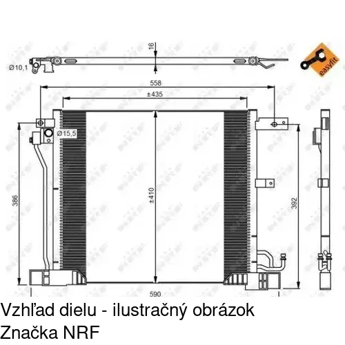 Chladiče klimatizácie POLCAR 2713K8C1