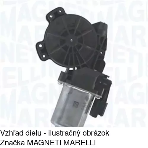 Mechanizmus sťahovania okna elektrický bez motora 2759PSG2 /POLCAR/ - obr. 2