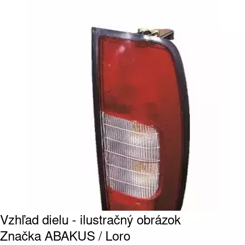 Zadné svetlo 279688-E /POLCAR/
