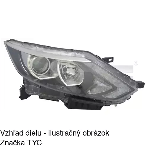 Hlavný reflektor POLCAR 27C109-E