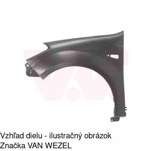 Predný blatník POLCAR 280501