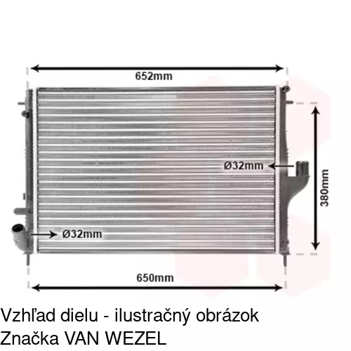 Chladiče vody 282008A2 /POLCAR/ - obr. 3