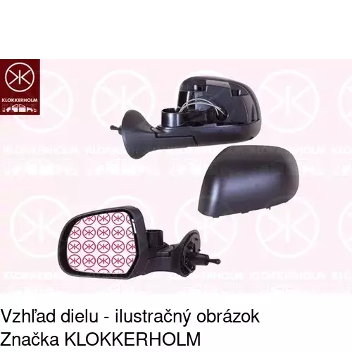 Rám vonkajšieho zrkadla 282054TM /POLCAR/ - obr. 5