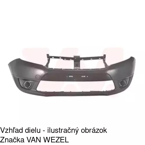 Predný nárazník 28B107 /POLCAR/ - obr. 1