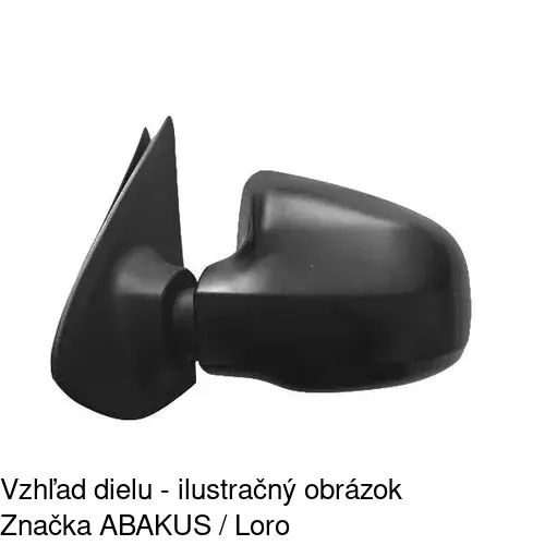 Vonkajšie zrkadlo 28B1514M /POLCAR/ - obr. 3