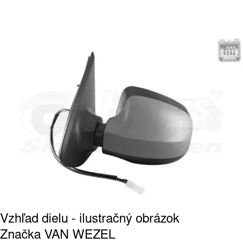 Vonkajšie zrkadlo 28B1514M /POLCAR/ - obr. 4