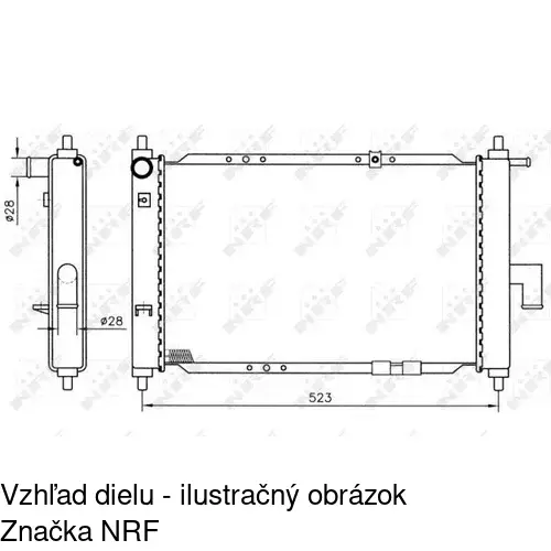 Chladiče vody 290208A3 /POLCAR/ - obr. 1