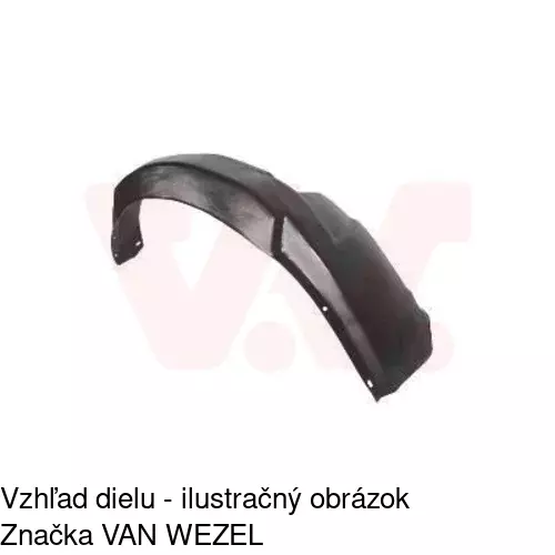 Podblatník (plast) POLCAR 2903FL1T