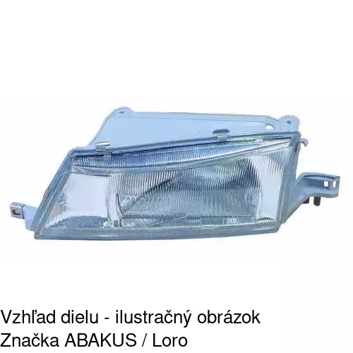 Hlavný reflektor 2910101E /POLCAR/ - obr. 1