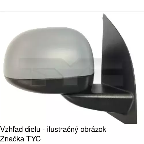 Vonkajšie zrkadlo 3003516E /POLCAR/ - obr. 5