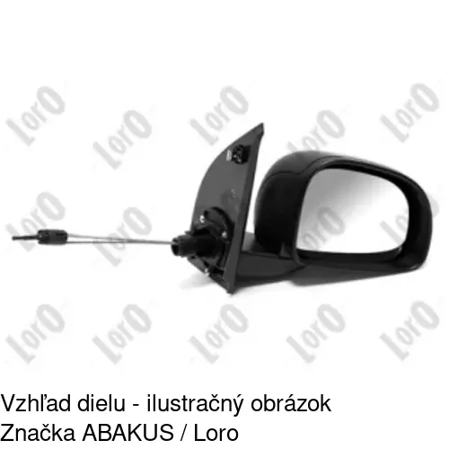 Vonkajšie zrkadlo 3003523M /POLCAR/ - obr. 4