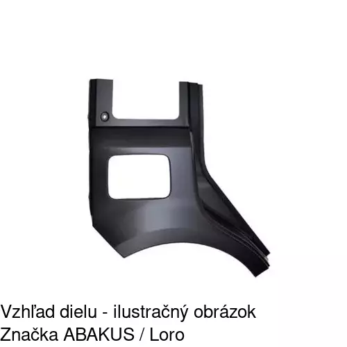 Zadný blatník POLCAR 300384