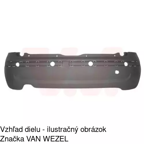 Zadný nárazník 300396-1 /POLCAR/ - obr. 2