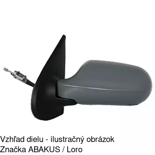 Vonkajšie zrkadlo 3005512E /POLCAR/ - obr. 4