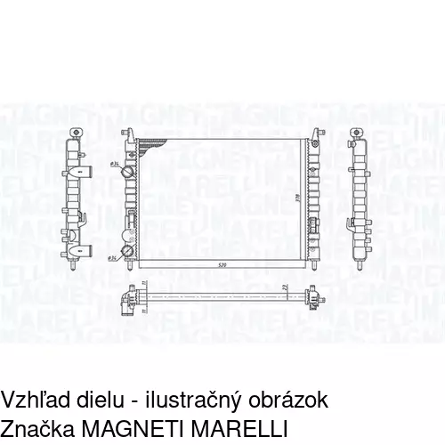 Chladiče vody 300608B2 /POLCAR/