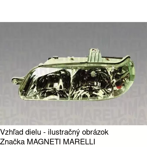 Hlavný reflektor 300609-E /POLCAR/ - obr. 1