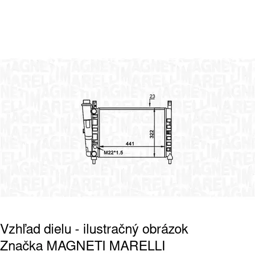 Chladiče vody POLCAR 3016087X