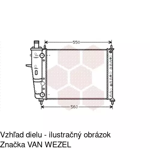 Chladiče vody 301808-5 /POLCAR/ - obr. 2