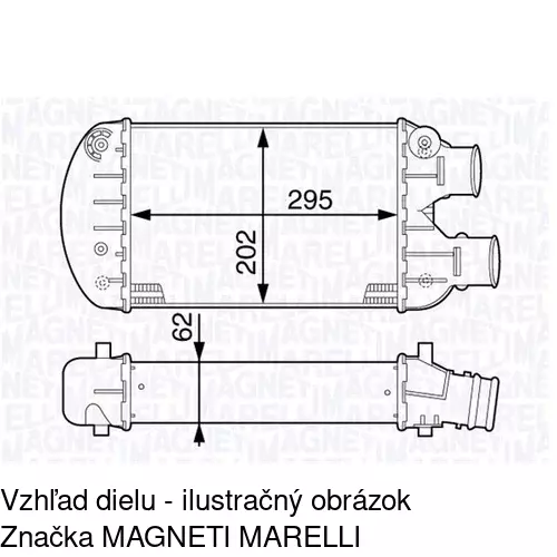 Chladiče vzduchu (Intercoolery) POLCAR 3018J8-1