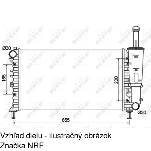 Chladiče vody 302308-6 /POLCAR/ - obr. 2