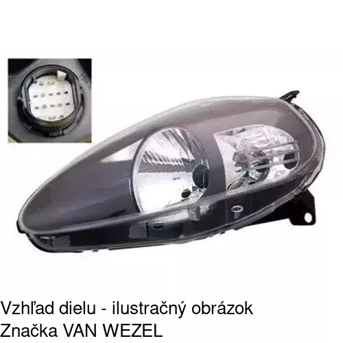 Hlavný reflektor 3024094E /POLCAR/ - obr. 1