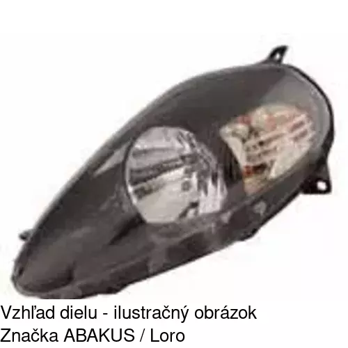 Hlavný reflektor 3024104E /POLCAR/ - obr. 2