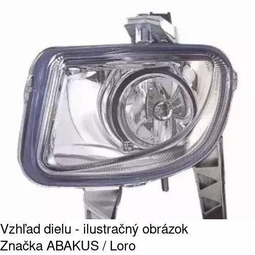 Hmlové svetlo - predné 302429-E /POLCAR/ - obr. 4