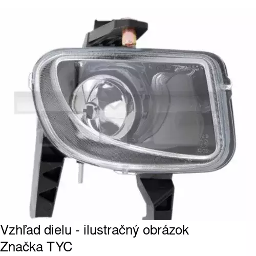 Hmlové svetlo - predné POLCAR 3024301U
