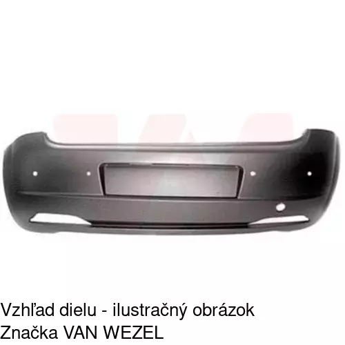 Zadný nárazník 302496-1 /POLCAR/ - obr. 2