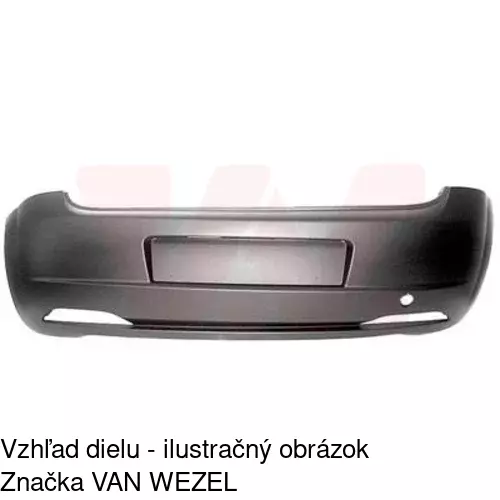 Zadný nárazník 302496 /POLCAR/ - obr. 2