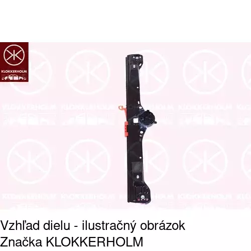 Elektrický mechanizmus okna dverí POLCAR 3024PSE1