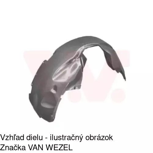 Podblatník (plast) 3031FP1T /POLCAR/ - obr. 1
